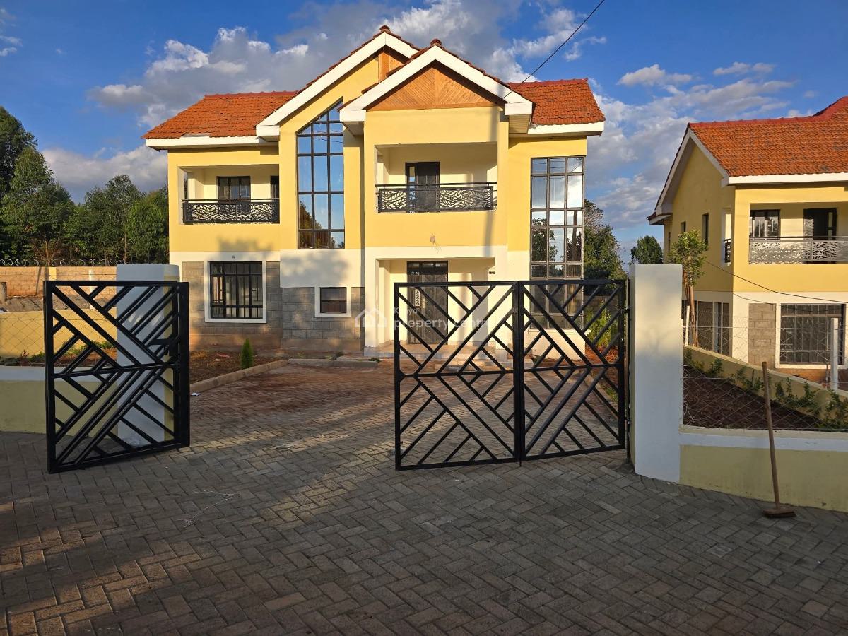 New 4bedroom Maisonette All Ensuite with Dsq on an Eighth in Kikuyu., Kikuyu, Kiambu, House for Sale