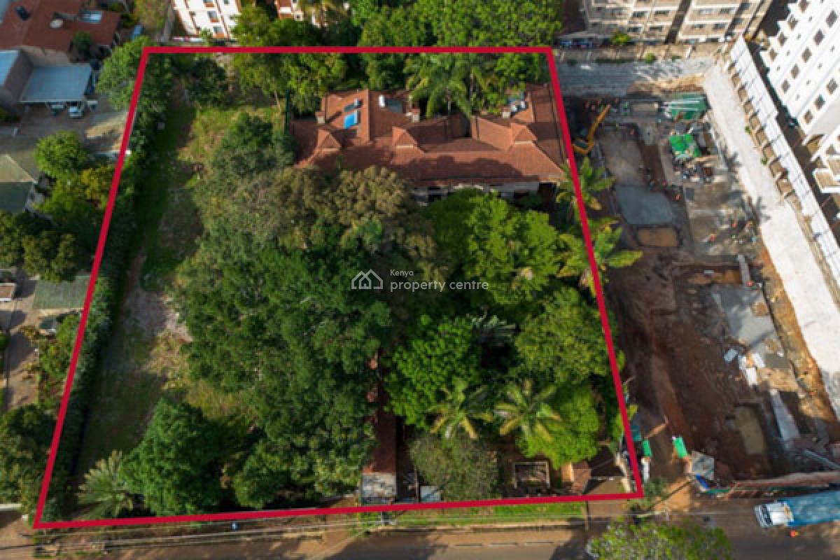 0.66 Acre Rectangular Plot, Raphta Road, Westlands, Nairobi, Mixed-use Land for Sale