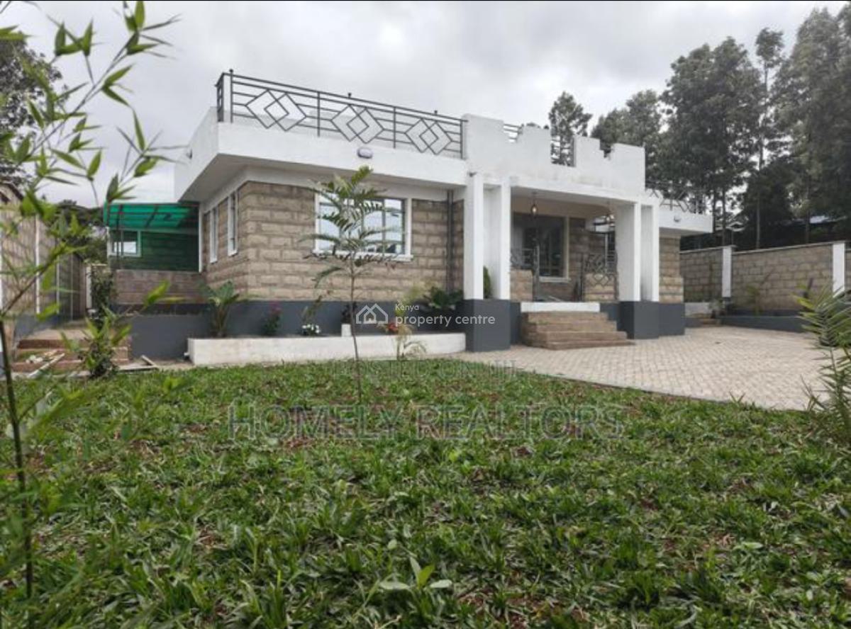 4bedroom Flatroof House Master Ensuite/dsq on Eighth in Kibiko, Ngong., 600 Meters From The Tarmac Road, Ngong, Kajiado, House for Sale