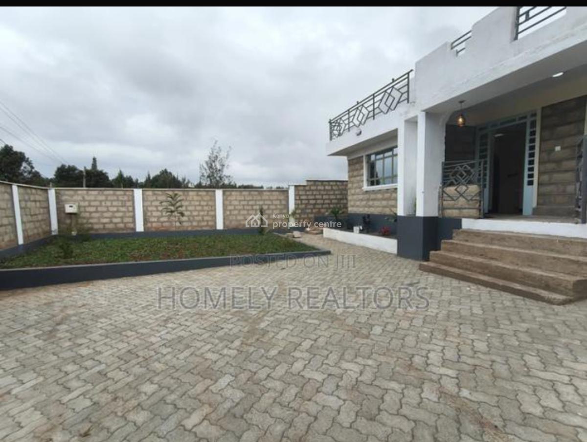 4bedroom Flatroof House Master Ensuite/dsq on Eighth in Kibiko, Ngong., 600 Meters From The Tarmac Road, Ngong, Kajiado, House for Sale