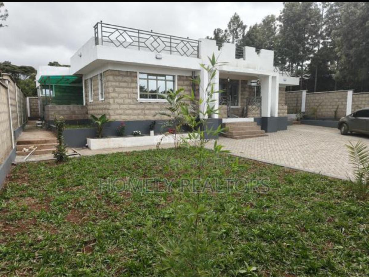 4bedroom Flatroof House Master Ensuite/dsq on Eighth in Kibiko, Ngong., 600 Meters From The Tarmac Road, Ngong, Kajiado, House for Sale