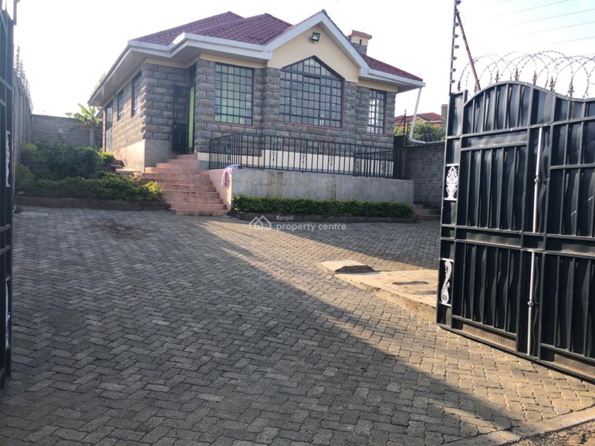 New 3 Bedroom Master Ensuite Bungalow with Sq on Eighth Acre in Rongai, 500 Meters From The Tarmac Road, Ongata Rongai, Kajiado, House for Sale