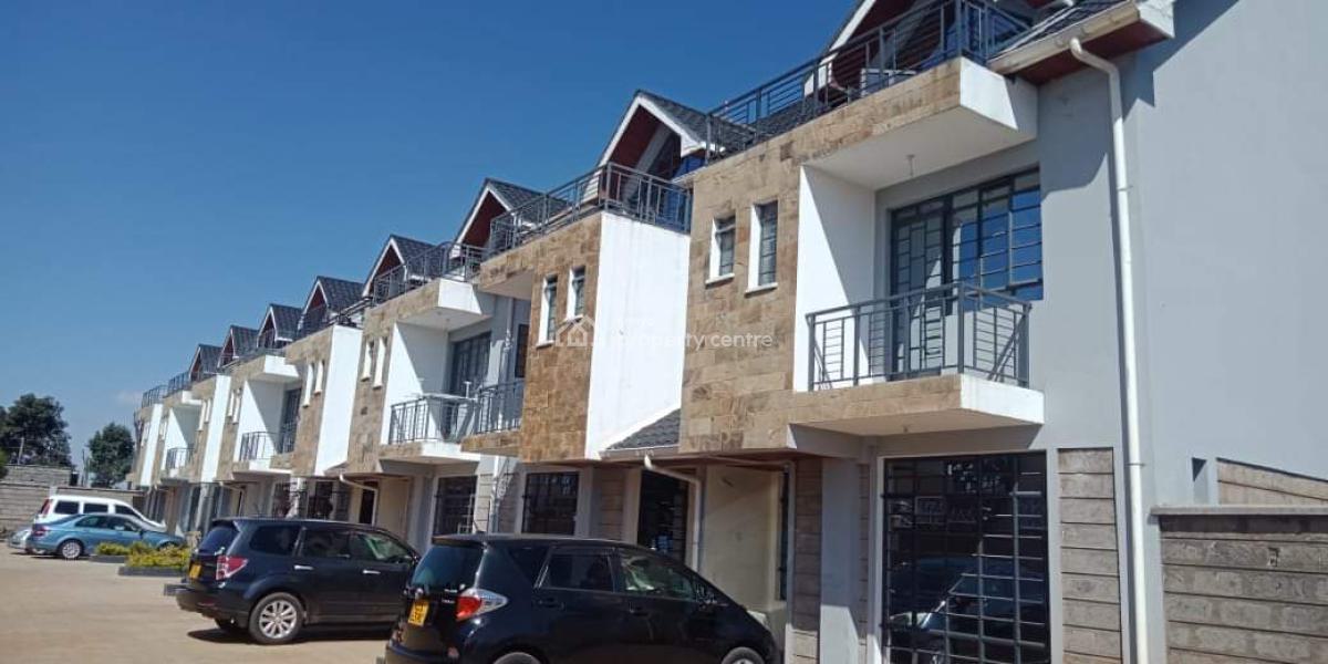 Beautiful 4 Bedroom Maisonette 2 Ensuite in Gated Community in Kikuyu., Gikambura ,200meters From The Tarmac Road, Kikuyu, Kiambu, House for Sale