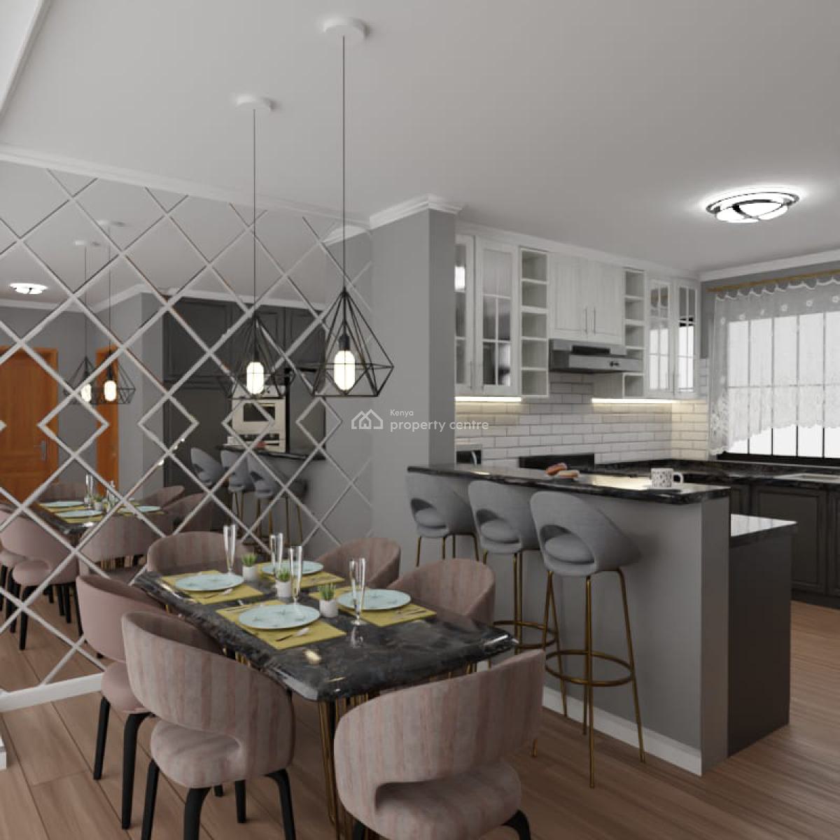 Modern 4bedroom All Ensuite Townhouse in Gitaru Kikuyu., Muthure, 200 Meters From The Tarmac Road., Kikuyu, Kiambu, House for Sale