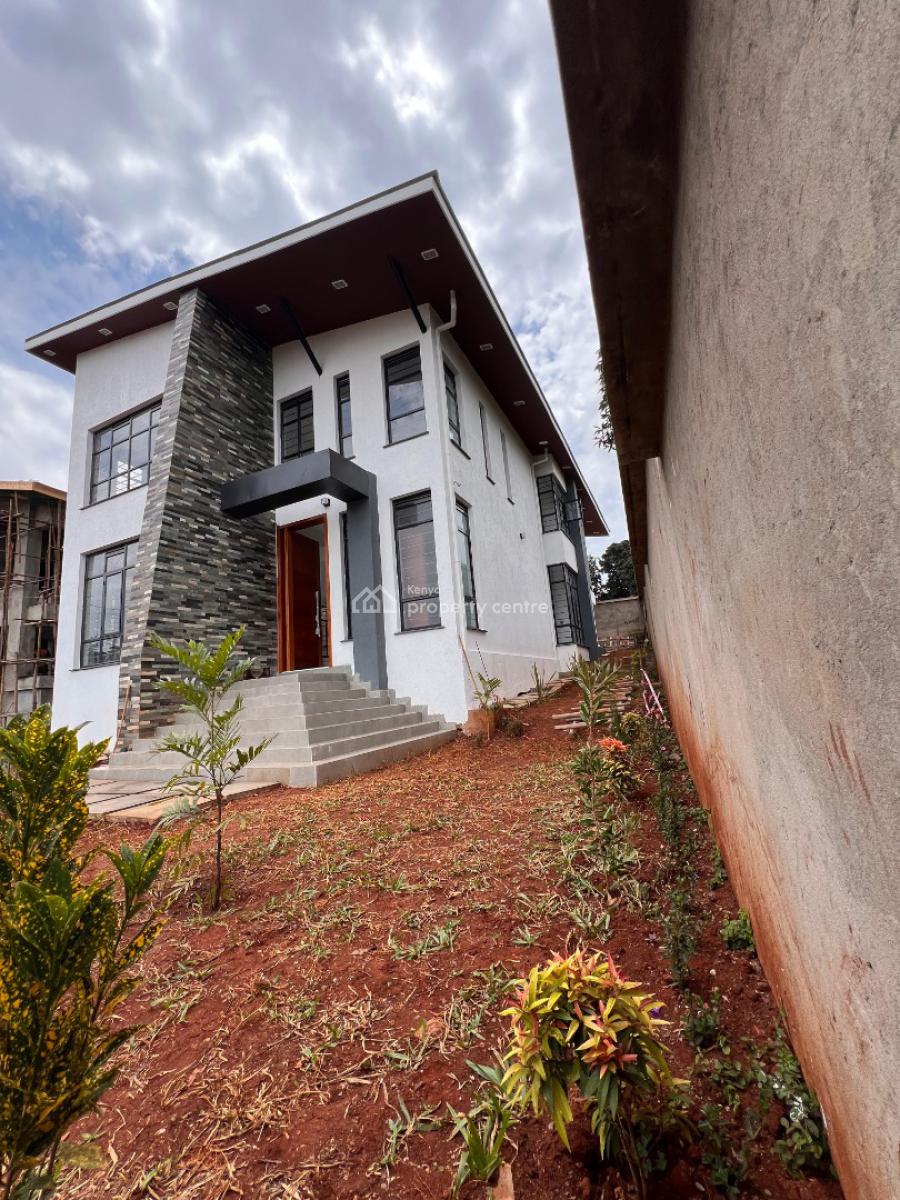 Contemporary Modern 6bedroom Maisonette All Ensuite Muhuri Rd Kikuyu., 200meters From Muhuri Road, Kikuyu, Kiambu, House for Sale