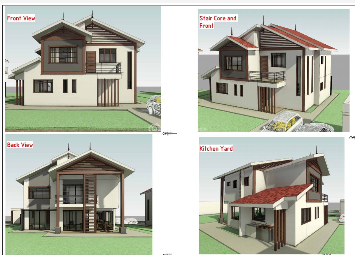 Beautiful 4 Bedroom Villa All Ensuite with Dsq in Mlolongo Athi River., Mlolongo 500m From Main Machakos-mombasa Road Junction, Nairobi Central, Nairobi, House for Sale