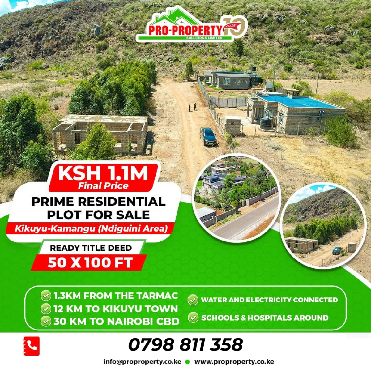 Prime Residential, Kamangu (ndiguini Area), Kikuyu, Kiambu, Residential Land for Sale