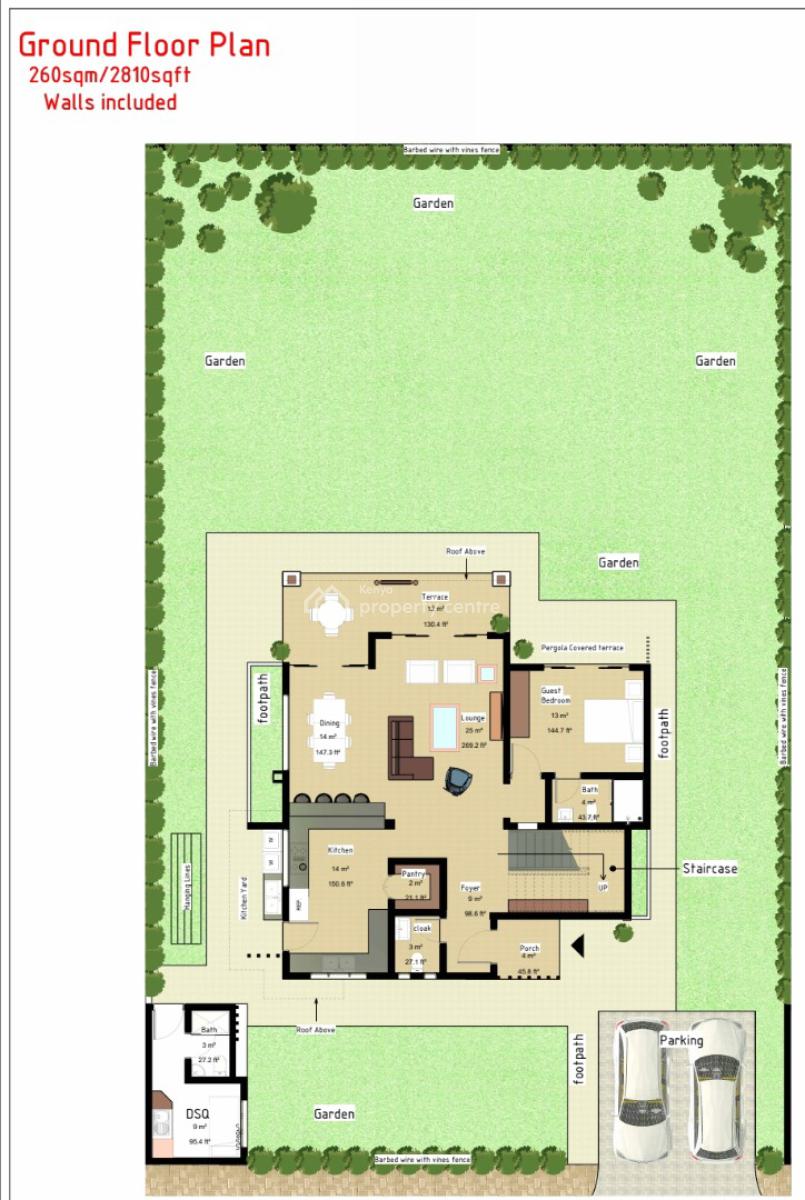 Beautiful 4 Bedroom Villa All Ensuite with Dsq in Mlolongo Athi River., Mlolongo 500m From Main Machakos-mombasa Road Junction, Syokimau/mulolongo, Machakos, House for Sale