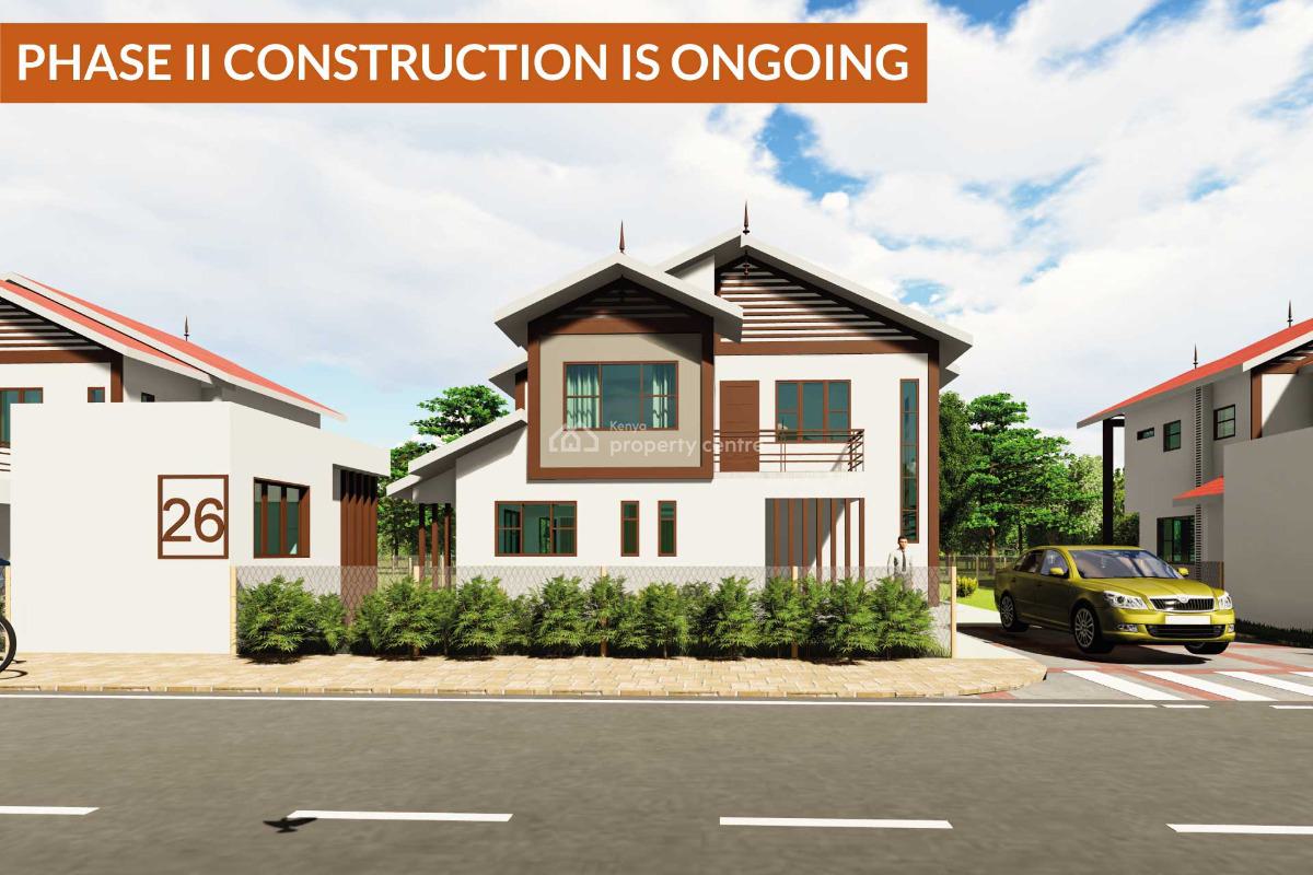 Beautiful 4 Bedroom Villa All Ensuite with Dsq in Mlolongo Athi River., Mlolongo 500m From Main Machakos-mombasa Road Junction, Syokimau/mulolongo, Machakos, House for Sale