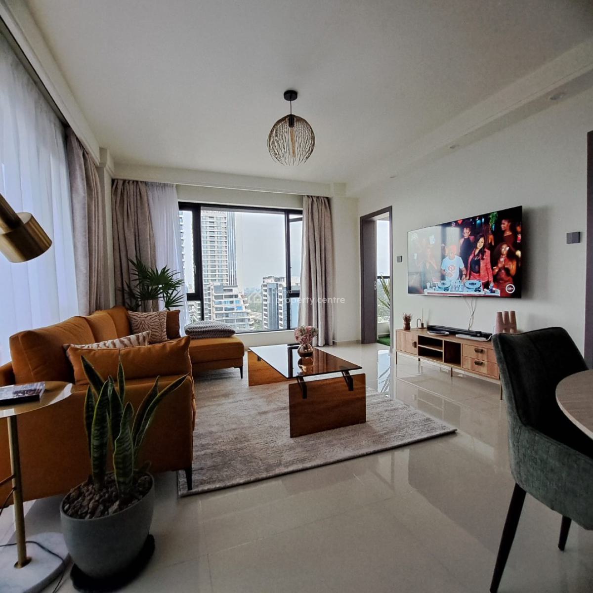 a Higher Floor 2 Bedrooms All En-suite Furnished Apartment, Westlands, Nairobi, Apartment for Rent