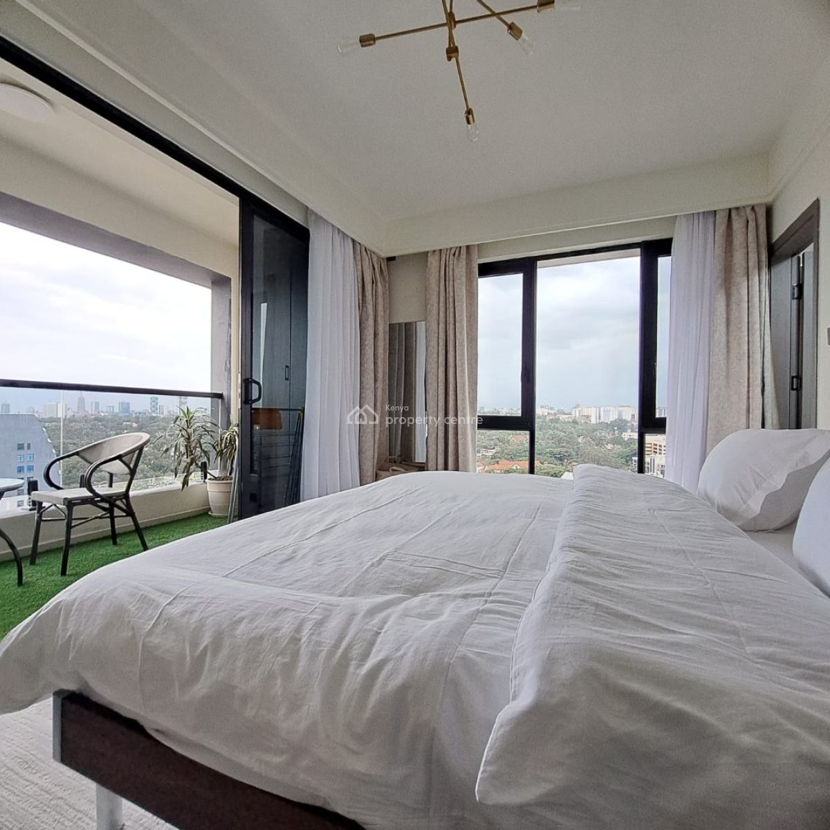 a Higher Floor 2 Bedrooms All En-suite Furnished Apartment, Westlands, Nairobi, Apartment for Rent
