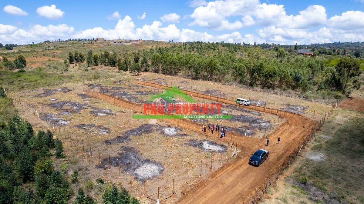 Residential Serviced Plots, Kamangu (ndiguini Area), Kikuyu, Kiambu, Land for Sale