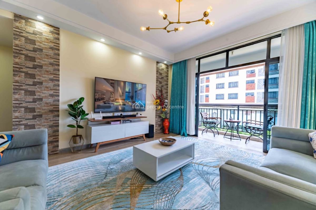 Fully Furnished and Serviced 2 Bedroom Apartment Master Ensuite, Kileleshwa, Nairobi, Apartment for Rent