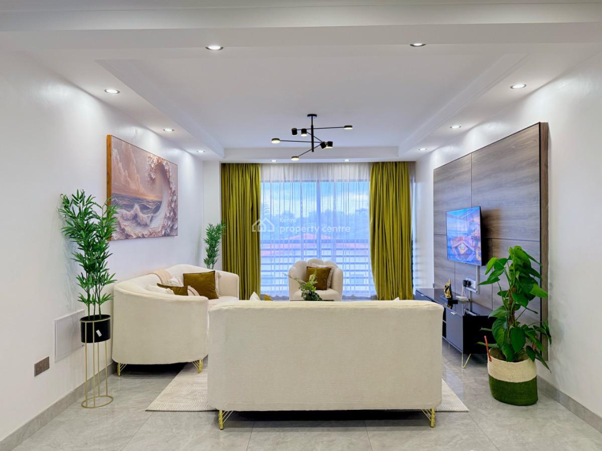 Fully Furnished and Serviced 2 Bedroom Apartment All Ensuite with Dsq, Kilimani, Nairobi, Apartment for Rent