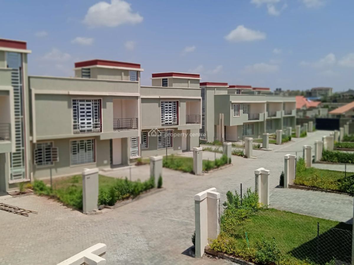 Exquisite 3 and 4 Bedroom All-ensuite Flat Roof Townhouses with a Dsq, Muigai Estate, Kitengela, Kajiado, Townhouse for Sale