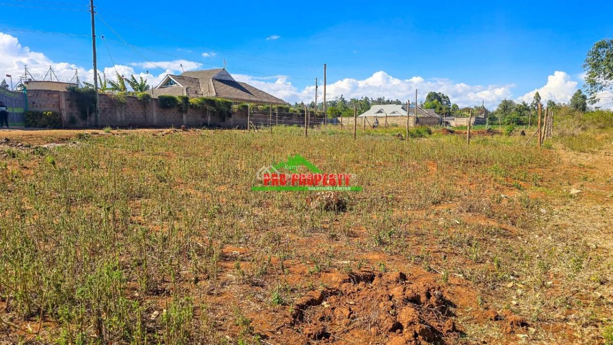 Prime Residential Plot, Lusigetti, Kikuyu, Kiambu, Residential Land for Sale