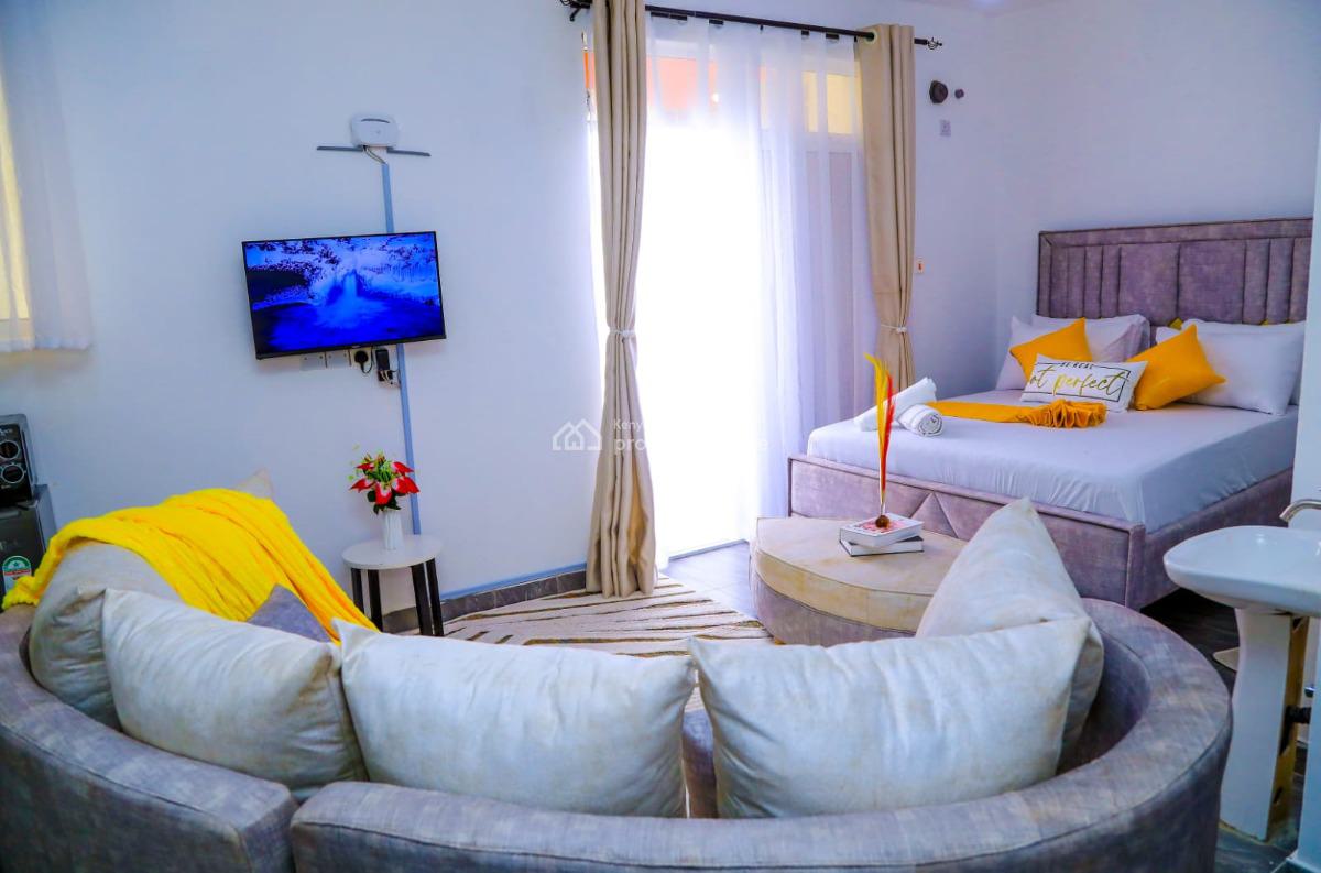 Elegant Vip Furnished Airbnb Studio, Mtwapa Mall, Mtwapa, Mtwapa, Kilifi, Bedsitter (single Room) for Rent
