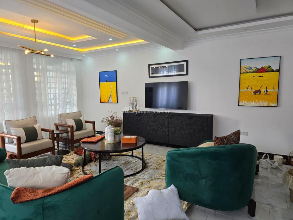 Hidden Gem : 4 Bedrooms Own Compound House Fully Furnished, Moi South Lake Area, Naivasha East, Nakuru, House for Rent