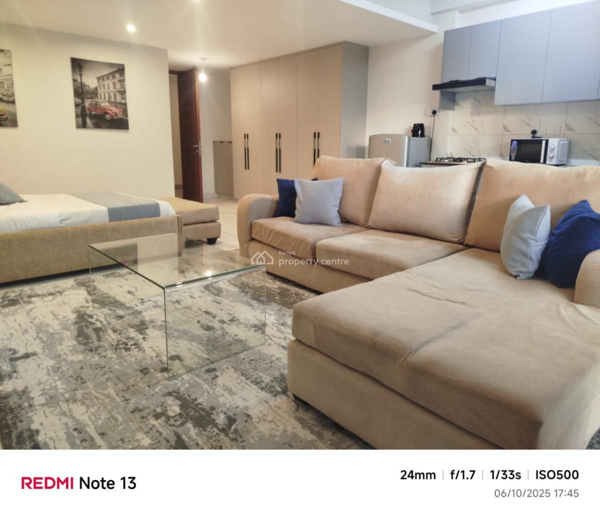 Furnished Studio, Westlands, Nairobi, Apartment for Rent