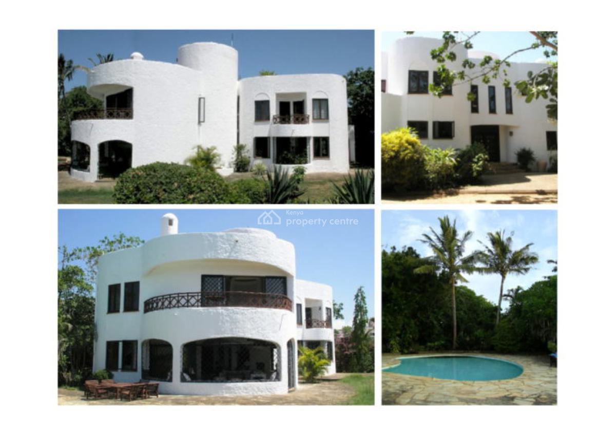 4 Bedrooms Villa Sitting on a 2.2 Acres Beach Property  Along, Shanzu, Shanzu, Mombasa, Townhouse for Sale