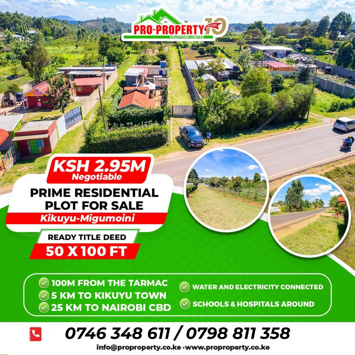 Prime Residential Plot, Kikuyu, Migumoini, Kikuyu, Kiambu, Residential Land for Sale