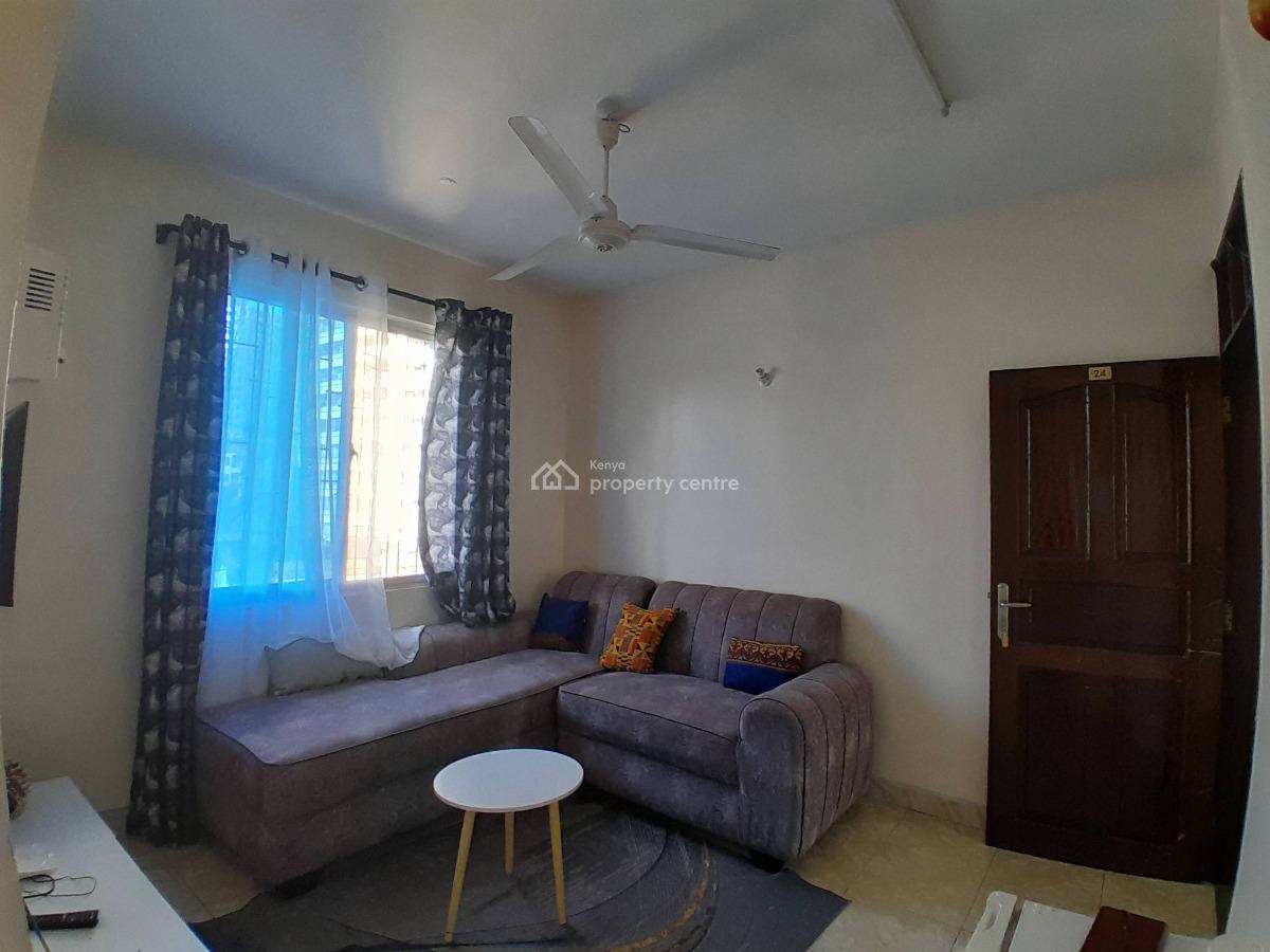 Clean 1br Apartment Located Cool Breeze Area, Tudor, Mombasa, Apartment for Rent