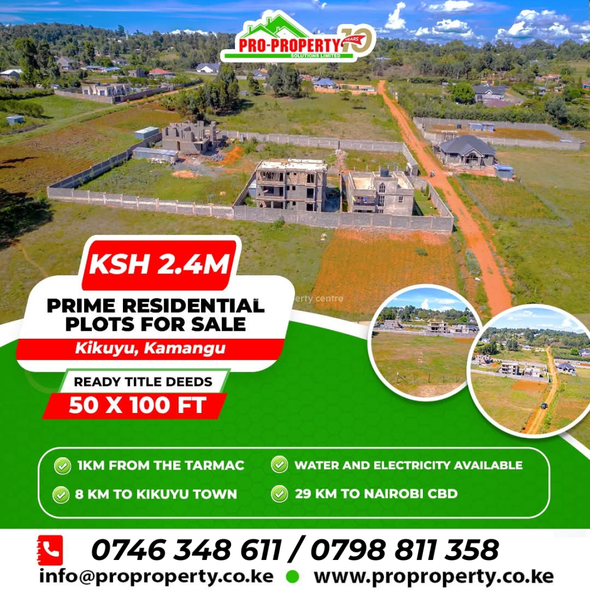 Prime Residential Plot, Kamangu, Kikuyu, Kiambu, Residential Land for Sale