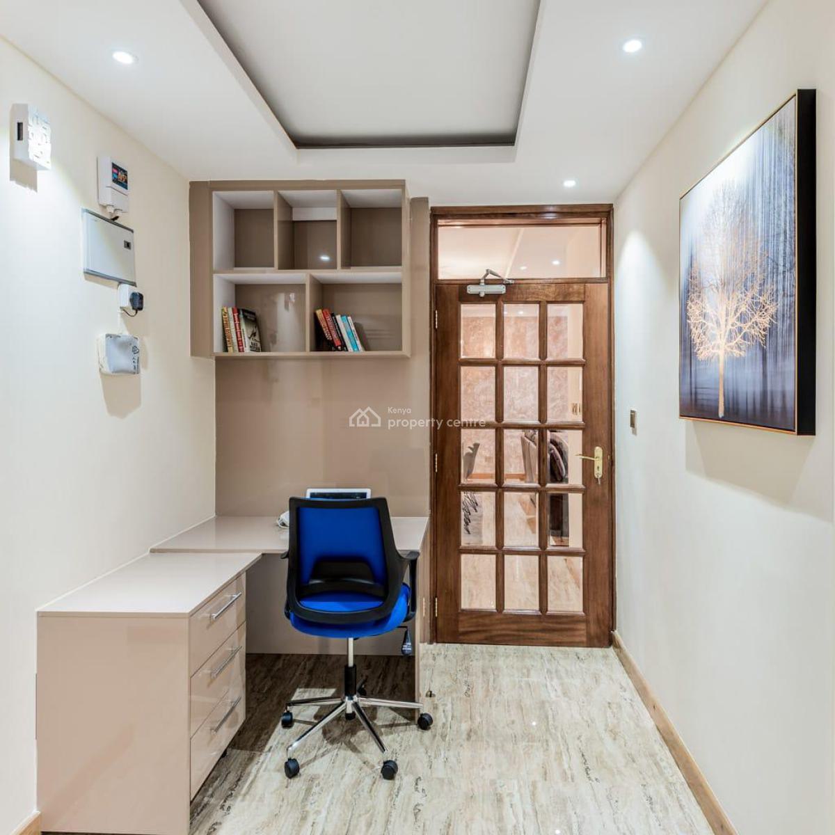 an Excellent Spacious 4 Bedroom All Ensuite Plus Dsq Fully Furnished, Kileleshwa, Nairobi, Apartment for Rent