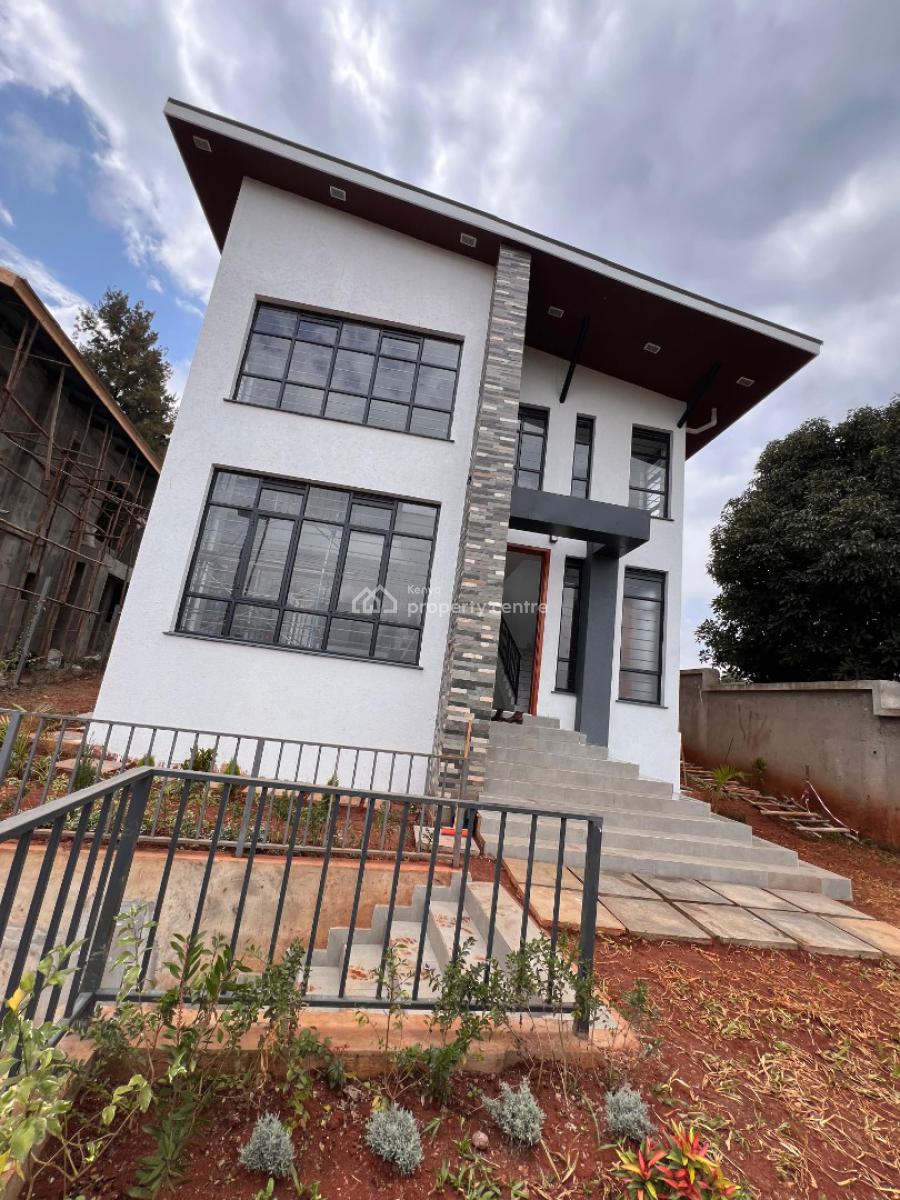 Contemporary Modern 4bedroom Maisonette All Ensuite, 100meters From Muhuri Road, Kikuyu, Kiambu, House for Sale