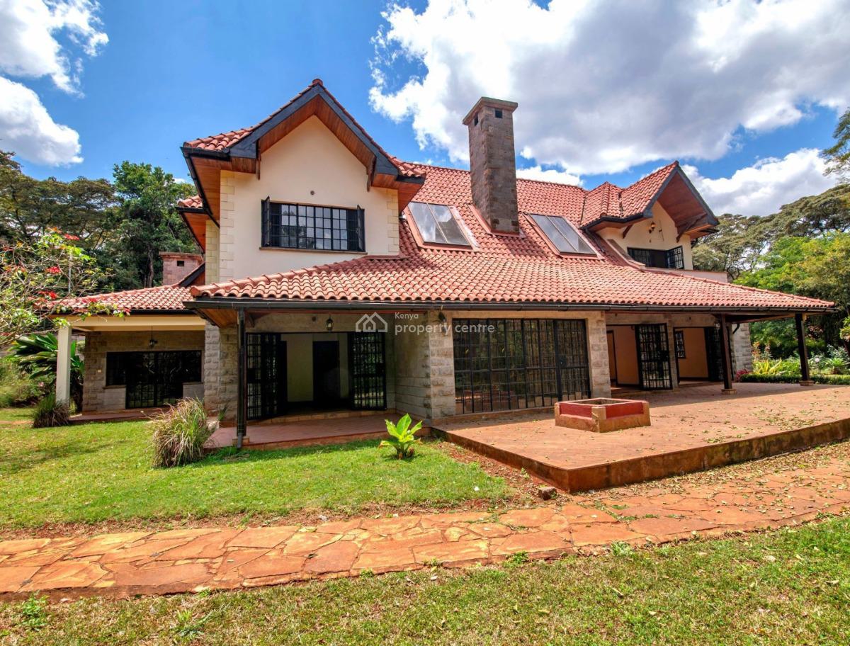 Luxury 6-bedroom House on 0ne Acre, Treelane, Karen, Nairobi, House for Rent