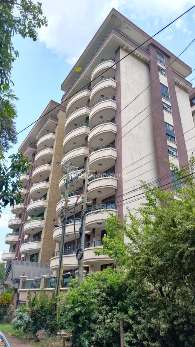 an Excellent Spacious 3 Bedroom All Ensuite Plus Dsq, Riverside Drive, Westlands, Nairobi, Apartment for Rent