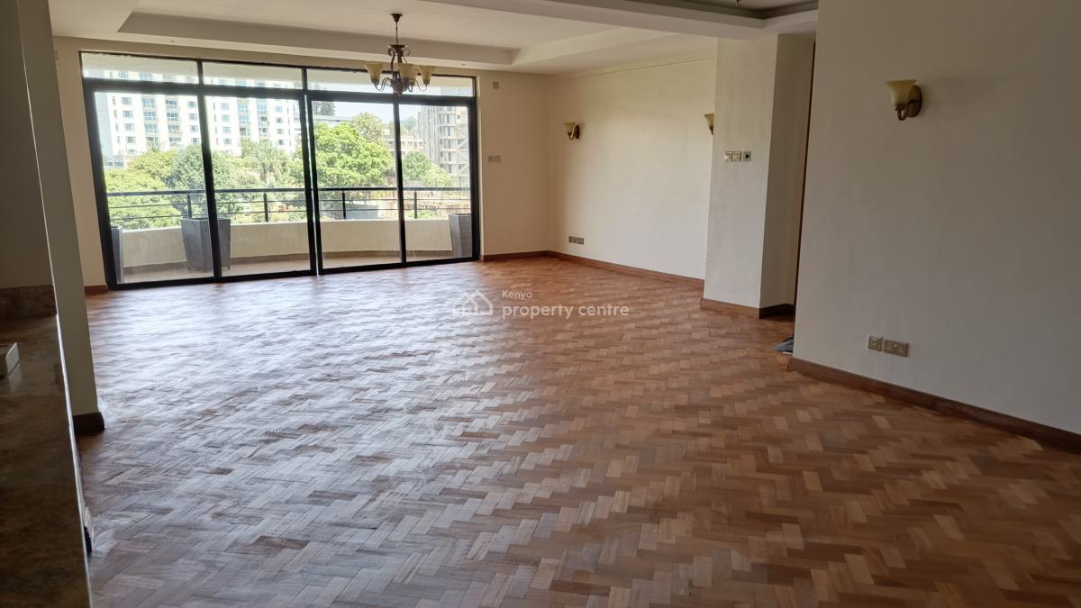 an Excellent Spacious 3 Bedroom All Ensuite Plus Dsq, Riverside Drive, Westlands, Nairobi, Apartment for Rent