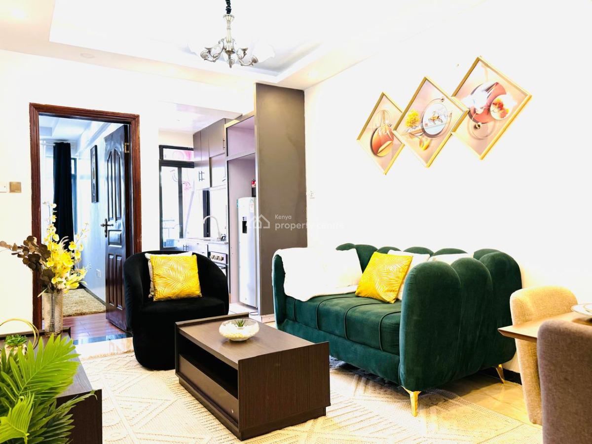 Spacious 1 Bedroom Furnished and Serviced Kilimani., Marcus Garvey/kilimani Estate., Kilimani, Nairobi, Apartment for Rent