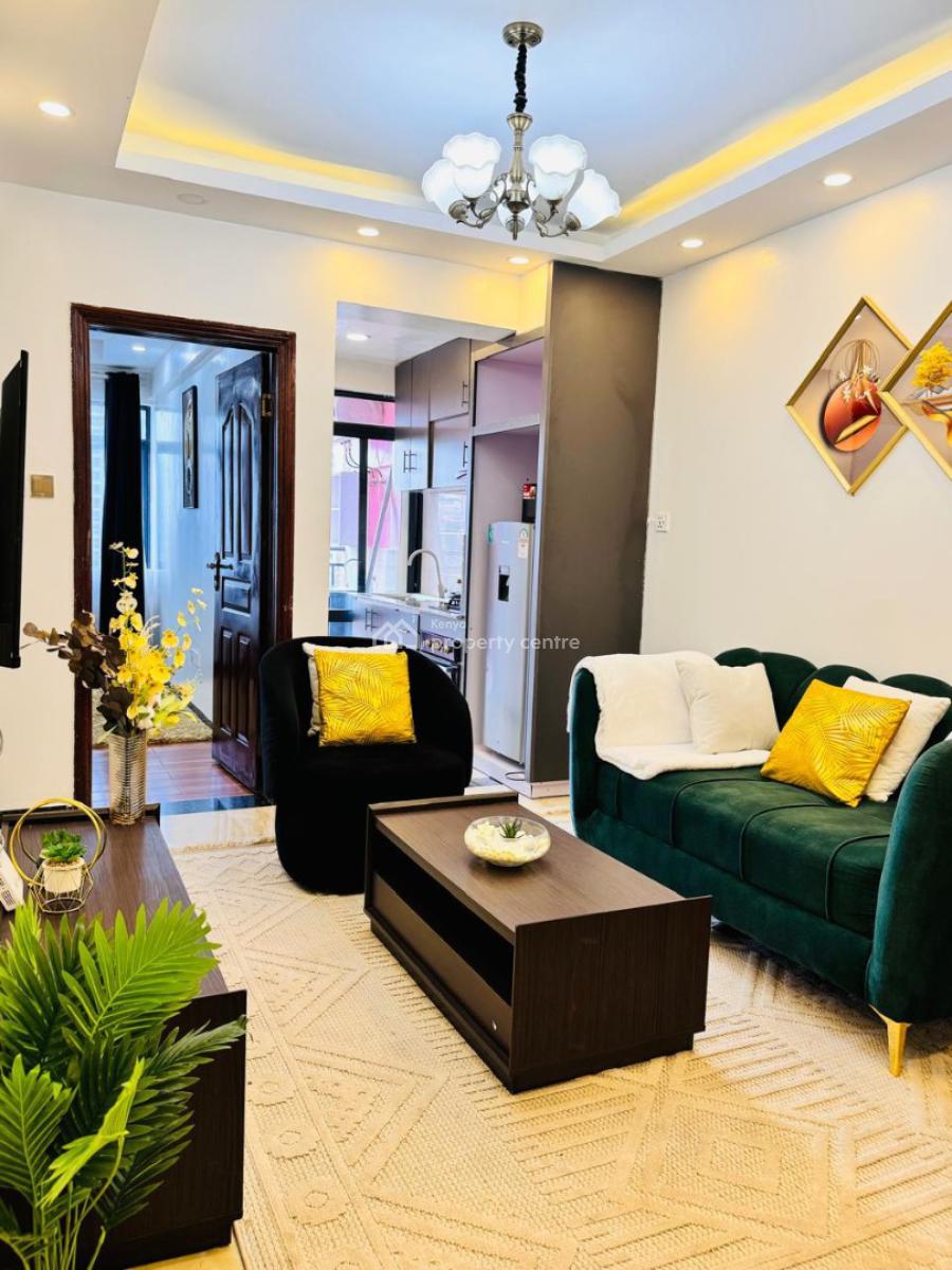 Spacious 1 Bedroom Furnished and Serviced Kilimani., Marcus Garvey/kilimani Estate., Kilimani, Nairobi, Apartment for Rent