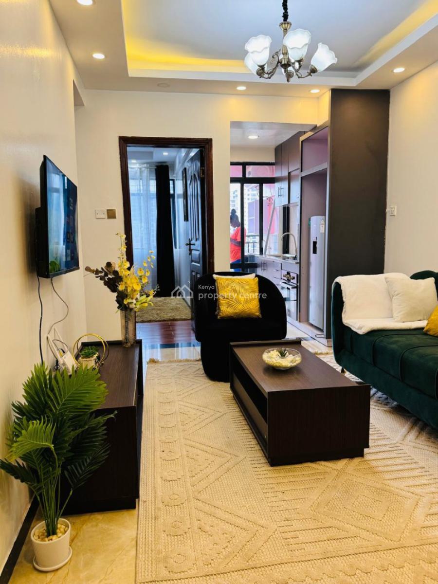 Spacious 1 Bedroom Furnished and Serviced Kilimani., Marcus Garvey/kilimani Estate., Kilimani, Nairobi, Apartment for Rent