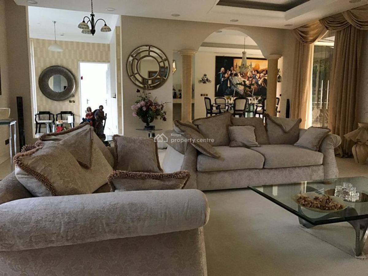 Magnificent 5-bedroom All-en-suite Mansion with a Swimming Pool, Near Muthaiga Golf Club, Old Muthaiga, Muthaiga, Nairobi, House for Sale