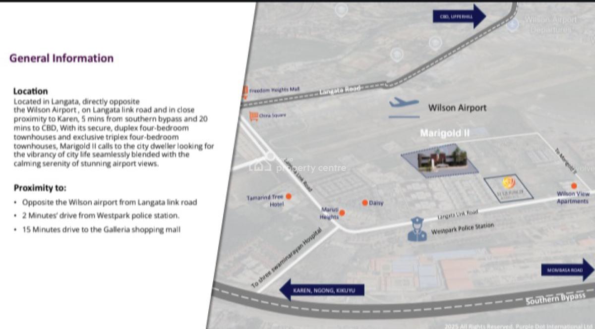 4-bedroom Duplex, Flat Roof, All Ensuite with Dsq, Langata, Nairobi Central, Nairobi, House for Sale