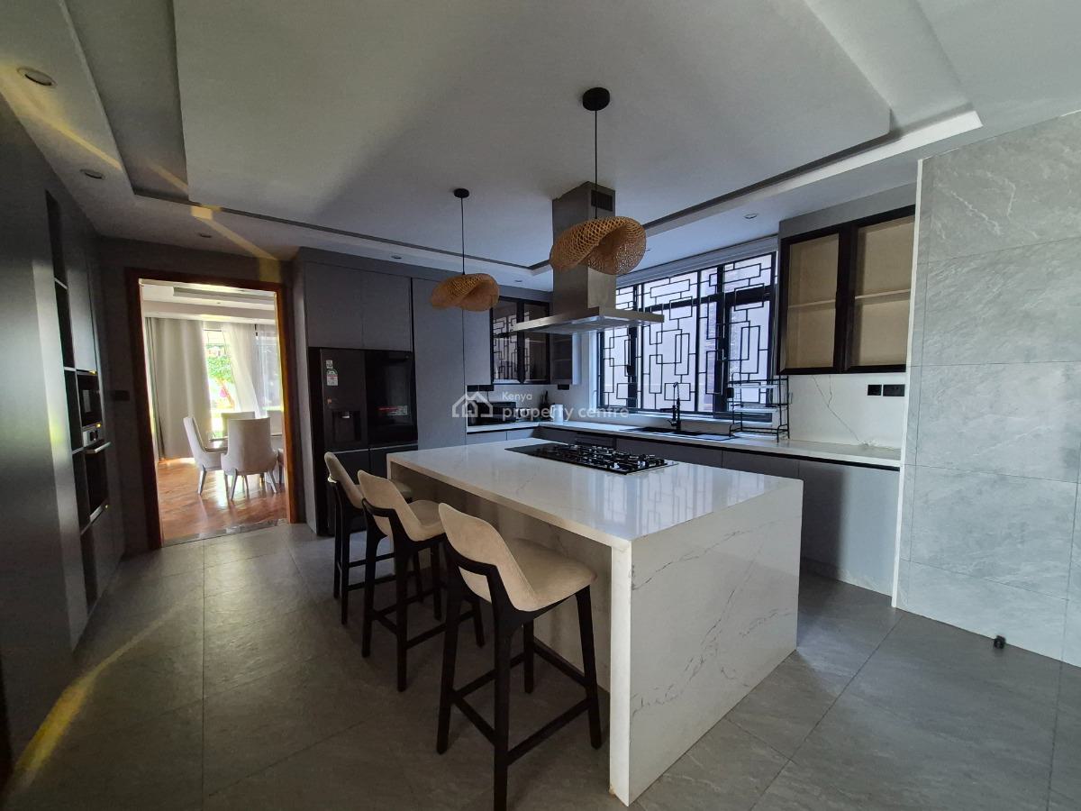 Furnished House Plus Dsq in Runda at Kshs 1,300,000 per Month, Runda Estate, Runda, Westlands, Nairobi, Townhouse for Rent