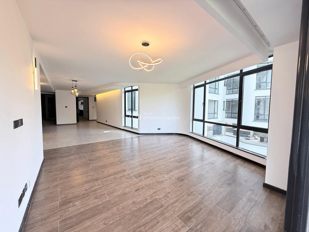 Modern 3 Bedroom Apartment + Dsq with a Forestview, Peponi Road, Westlands, Nairobi, Apartment for Rent