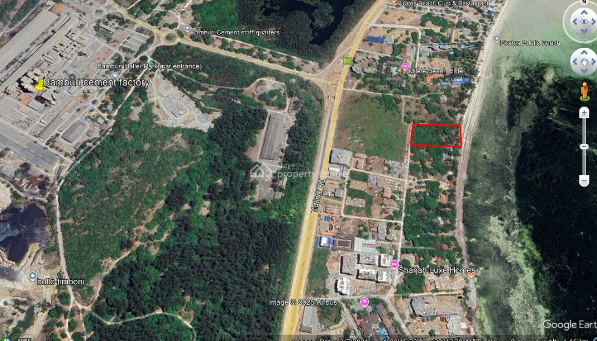 2 Acres Beach Front Property in New Nyali  Kshs. 150m, Nyali, Nyali, Mombasa, Mixed-use Land for Sale