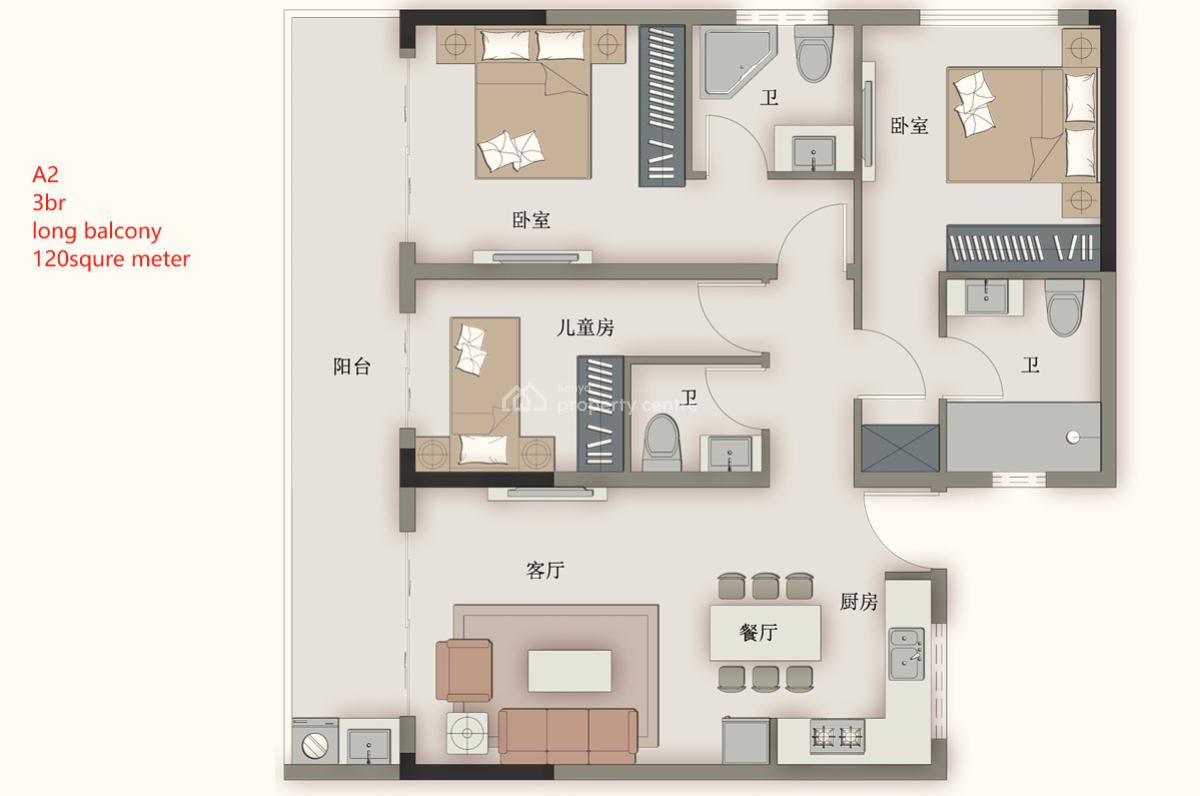 Amazing Affordable Studio,1beds and 2beds, Vihiga Rd, Kileleshwa, Nairobi, Apartment for Sale