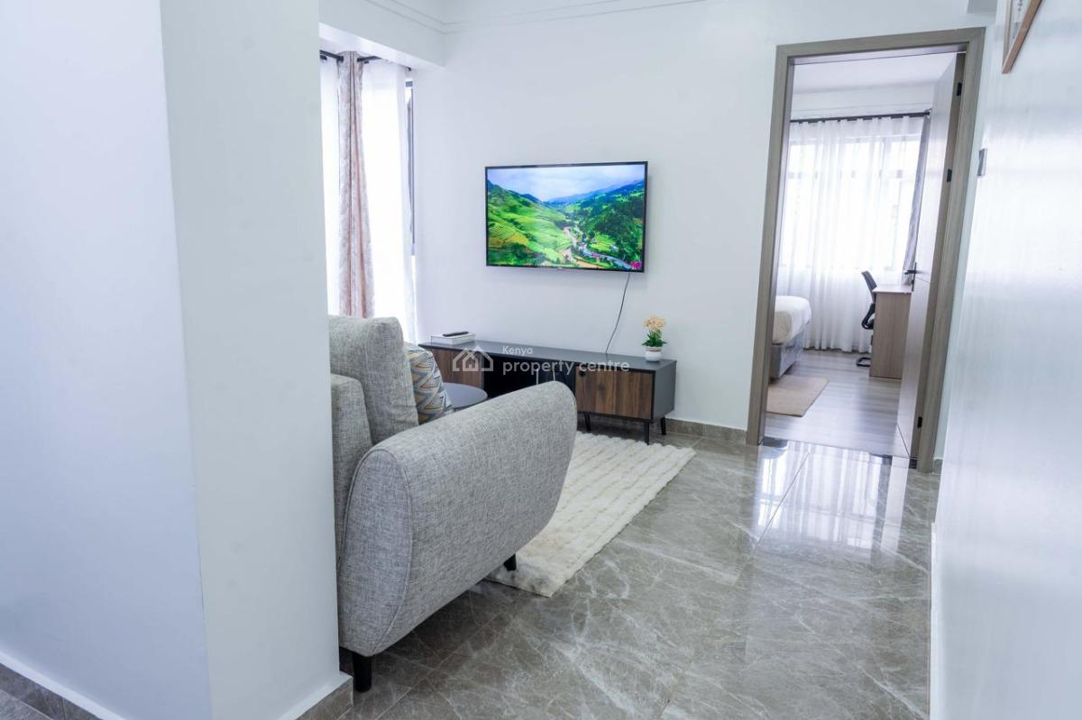 Modern 1 Bedroom Furnished, Kindaruma Road, Kilimani, Nairobi, Mini Flat for Rent