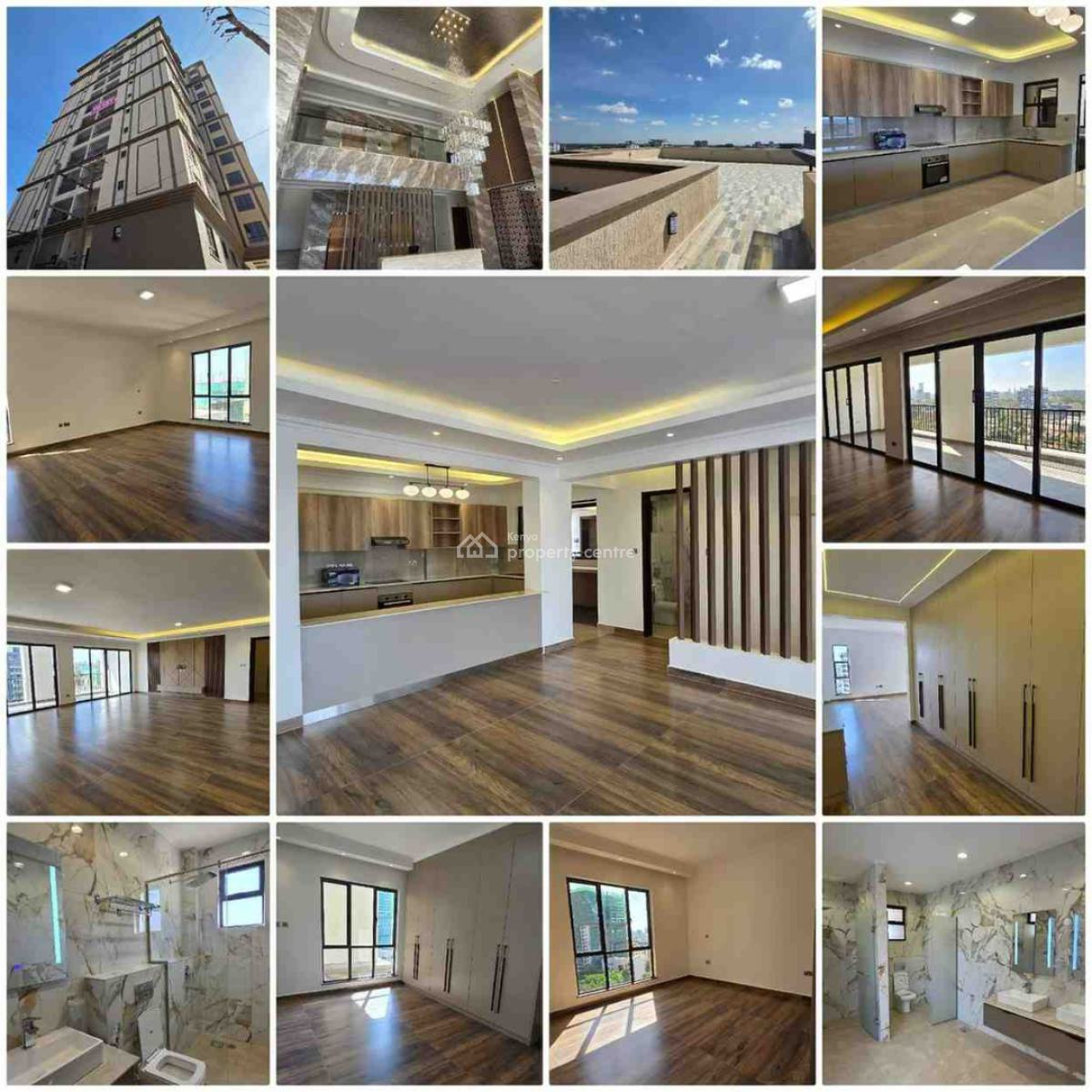 2 Bedrooms All Ensuite Apartment, Brookside, Westlands, Nairobi, Apartment for Rent