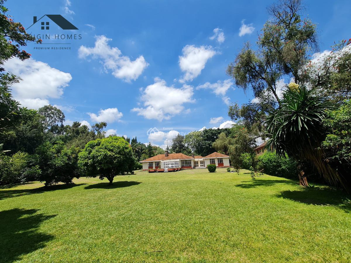 Charming 5 Bedroom Bungalow + Detached Guest Wing, Thigiri, Westlands, Nairobi, House for Rent