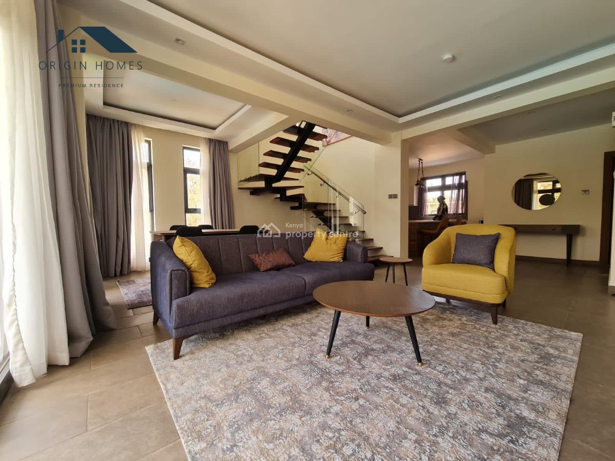 Modern 2 Bedrooms Furnished Duplex, Spring Valley, Nairobi, House for Rent