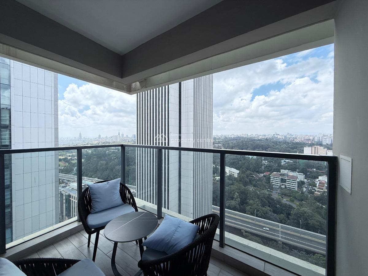 Luxury 3 Bedrooms + Dsq Furnished & Serviced Apartment, 27th Floor, Westlands, Nairobi, Apartment for Rent