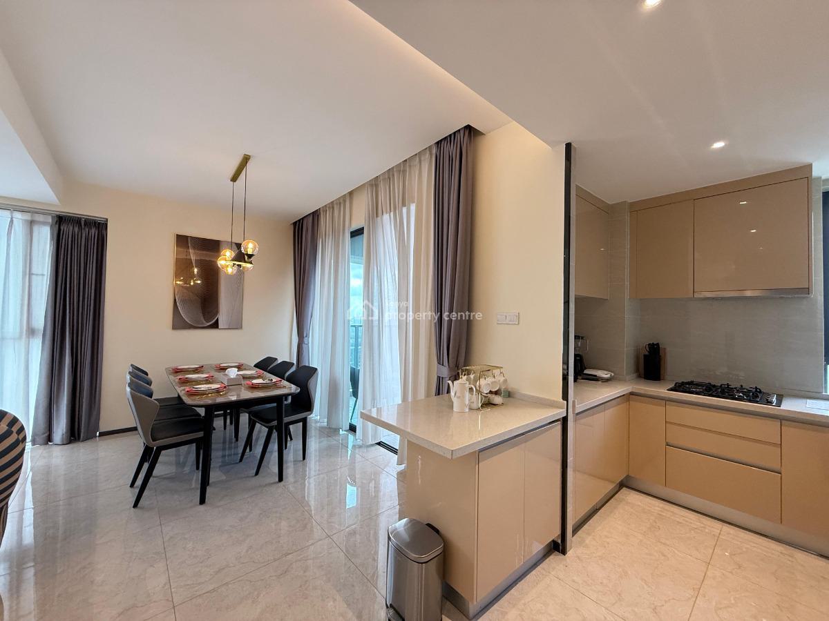 Luxury 3 Bedrooms + Dsq Furnished & Serviced Apartment, 27th Floor, Westlands, Nairobi, Apartment for Rent
