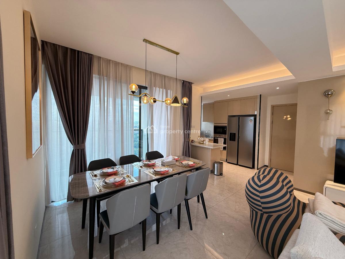 Luxury 3 Bedrooms + Dsq Furnished & Serviced Apartment, 27th Floor, Westlands, Nairobi, Apartment for Rent