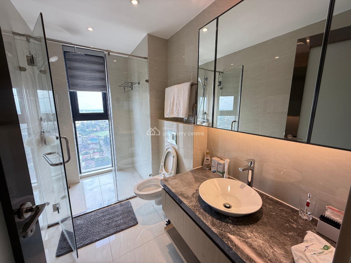 Luxury 3 Bedrooms + Dsq Furnished & Serviced Apartment, 27th Floor, Westlands, Nairobi, Apartment for Rent