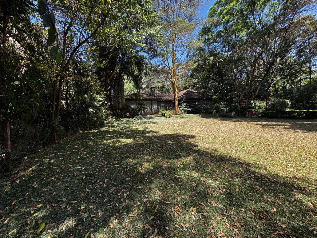 Prime 2.7-acre Land with 4-bedroom Bungalow with Ready Title Deed, Windyridge, Karen, Nairobi, Land for Sale